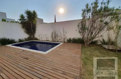 Sobrado com 4 dormitórios, 460 m² - venda por r$ 2.500.000,00 ou aluguel por r$ 11.500,00/mês - condomínio village sunset - sorocaba/sp