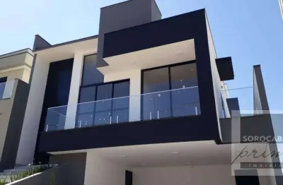 Sobrado com 3 dormitórios à venda, 197 m² por r$ 1.500.000,00 - jardim portal da primavera - sorocaba/sp