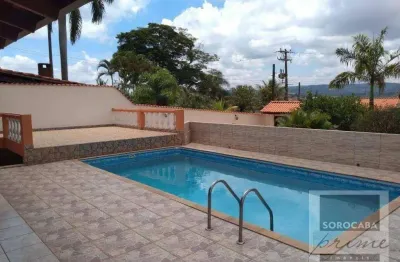 Chácara com 3 dormitórios à venda, 1030 m² por r$ 550.000,00 - residencial alvorada - araçoiaba da serra/sp