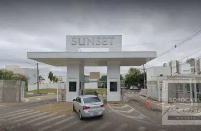 Terreno à venda, 360 m² por r$ 750.000,00 - condomínio sunset - sorocaba/sp