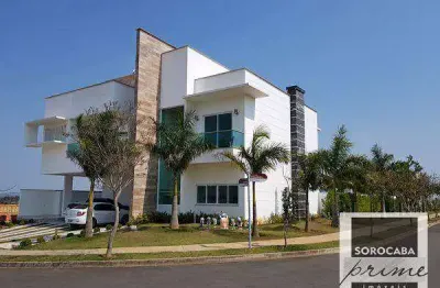 Sobrado com 4 dormitórios à venda, 630 m² por r$ 5.100.000,00 - condomínio saint patrick - sorocaba/sp