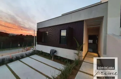 Casa com 3 dormitórios à venda, 100 m² por r$ 535.000,00 - condominio golden park residence ii - sorocaba/sp