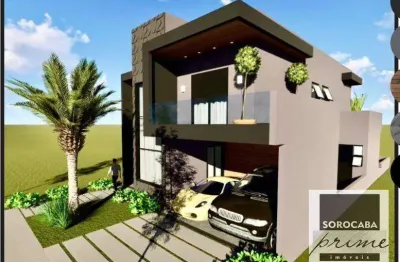 Casa com 3 dormitórios à venda, 234 m² por r$ 1.449.000,00 - condomínio ibiti royal park - sorocaba/sp