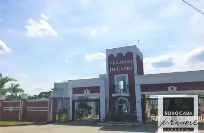 Terreno à venda, 562 m² por r$ 280.000,00 - condomínio villagio di capri - sorocaba/sp