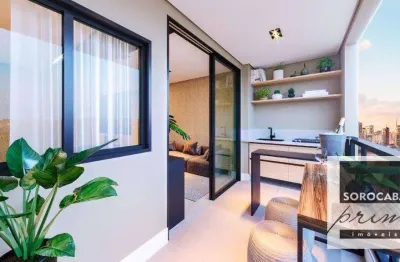 Apartamento com 3 dormitórios à venda, 88 m² por r$ 880.000,00 - connect planeta - sorocaba/sp