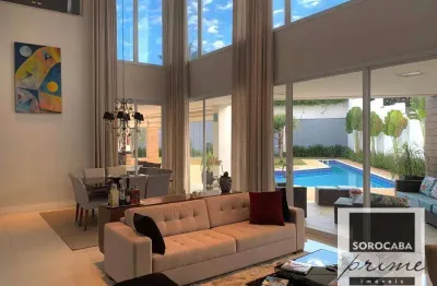 Sobrado com 4 dormitórios à venda, 490 m² por r$ 2.980.000,00 - parque reserva fazenda imperial - sorocaba/sp