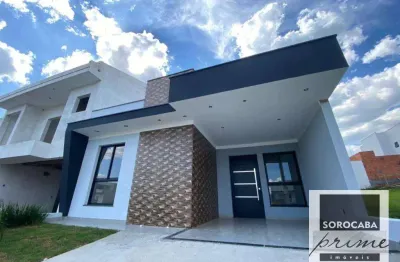 Casa com 3 dormitórios à venda, 103 m² por r$ 780.000,00 - condomínio terras de são francisco - sorocaba/sp