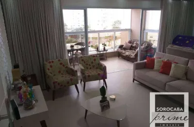 Apartamento com 3 dormitórios à venda, 140 m² por r$ 1.277.000,00 - edifício saint-tropez - sorocaba/sp