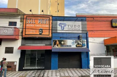 Salão para alugar, 50 m² por r$ 2.218,00/mês - vila lucy - sorocaba/sp