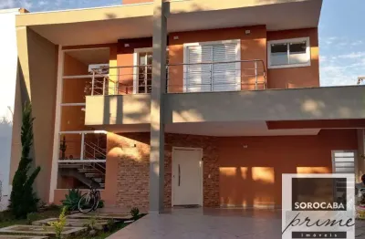 Casa com 3 dormitórios à venda, 368 m² por r$ 1.400.000,00 - condomínio portal da primavera - sorocaba/sp
