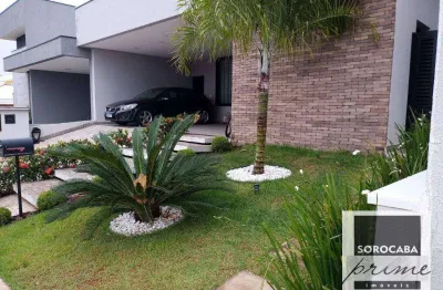 Casa com 3 dormitórios à venda, 220 m² por r$ 1.690.000,00 - condomínio chácara ondina - sorocaba/sp