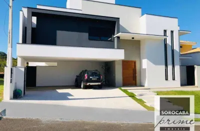 Sobrado com 4 dormitórios à venda, 330 m² por r$ 1.860.000,00 - condomínio vilazul - sorocaba/sp