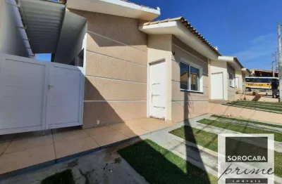 Casa com 2 dormitórios à venda, 84 m² por r$ 450.000,00 - condomínio bella vista - sorocaba/sp