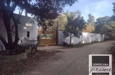 Chácara com 11 dormitórios, 8000 m² - venda por r$ 2.450.000,00 ou aluguel por r$ 12.900,00/mês - condomínio bella vista - sorocaba/sp