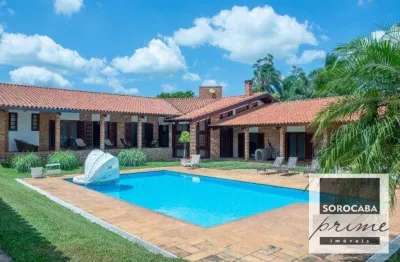 Casa com 5 dormitórios à venda, 1000 m² por r$ 5.000.000,00 - chácaras residenciais santa maria - votorantim/sp