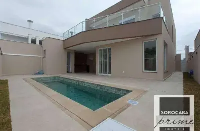Sobrado com 3 dormitórios à venda, 251 m² por r$ 2.250.000,00 - giverny - sorocaba/sp