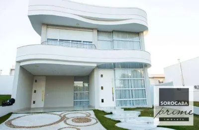 Sobrado com 3 dormitórios à venda, 365 m² por r$ 2.300.000,00 - condomínio residencial giverny - sorocaba/sp