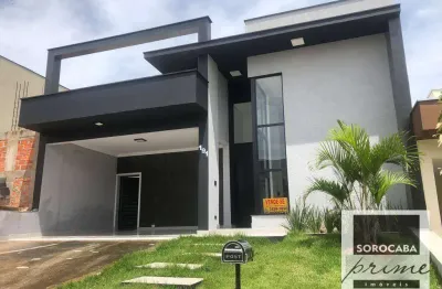 Casa com 3 dormitórios à venda, 160 m² por r$ 1.390.000,00 - condomínio ibiti reserva - sorocaba/sp