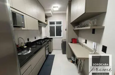 Apartamento com 2 dormitórios à venda, 50 m² por r$ 250.000 - jardim leocádia - sorocaba/sp