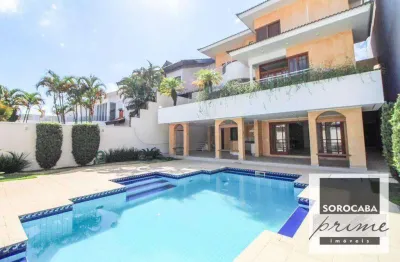 Casa com 5 dormitórios à venda, 533 m² por r$ 3.250.000,00 - condomínio isaura - sorocaba/sp
