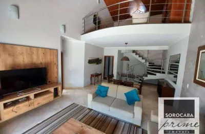 Sobrado com 3 dormitórios para alugar, 220 m² por r$ 7.345,00/mês - condomínio vila dos inglezes - sorocaba/sp