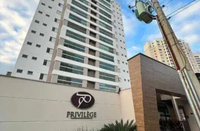 Apartamento com 3 suítes  à venda, 170 m² por r$ 1.590.000 - edificio previlege - sorocaba/sp