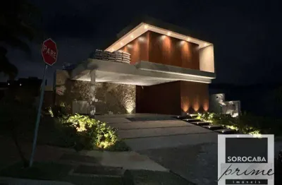 Sobrado com 4 dormitórios à venda, 405 m² por r$ 4.500.000,00 - alphaville nova esplanada iii - votorantim/sp