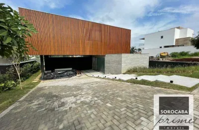 Casa com 4 dormitórios, 380 m² - venda por r$ 4.500.000,00 ou aluguel por r$ 27.066,67/mês - alphaville nova esplanada ii - votorantim/sp
