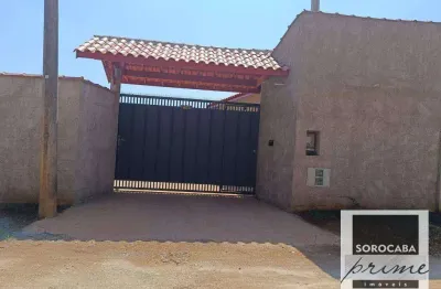 Chácara com 2 dormitórios à venda, 1186 m² por r$ 340.000- araçoiaba da serra/sp