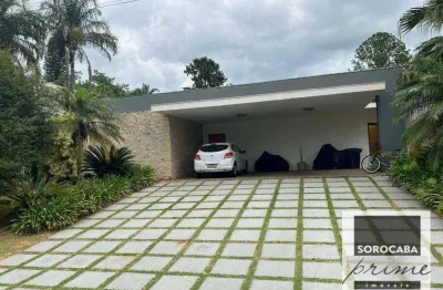 Casa com 3 dormitórios ( 2 suítes)  à venda, 445 m² por r$ 3.900.000 - condomínio lago azul - araçoiaba da serra/sp
