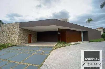 Casa com 3 suítes à venda, 400 m² por r$ 4.000.000 - condomínio lago azul - araçoiaba da serra/sp