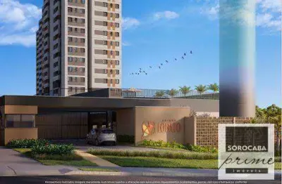 Apartamento lançamento com 2 dormitórios à venda, 54 m² - parque lobato - parque santa isabel - sorocaba/sp