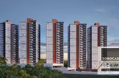 Apartamento lançamento com 2 dormitórios à venda, 52 m² - parque vida - vila rica - sorocaba/sp