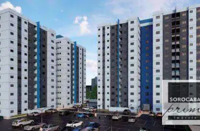 Apartamento lançamento com 2 dormitórios ( sendo 1 suíte ) à venda, 50 m² -residencial luiza - jardim gutierres - sorocaba/sp