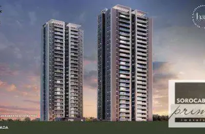 Apartamento lançamento com 3 dormitórios ( sendo 1 suíte) à venda, 116 m² - haia boa vista - alto da boa vista - sorocaba/sp