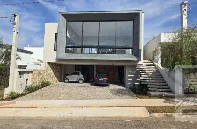 Casa térrea assobradada com 4 suítes à venda, 350 m² por r$ 2.500.000 - condomínio chácara ondina - sorocaba/sp