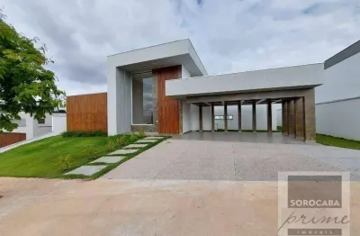Casa com 4 suítes, 394 m² - venda por r$ 3.990.000 ou aluguel por r$ 26.868/mês - saint patrick residencial - sorocaba/sp