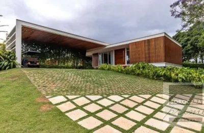 Casa com 3 suítes à venda, 440 m² por r$ 6.000.000 - lago azul condomínio e golfe clube - araçoiaba da serra/sp