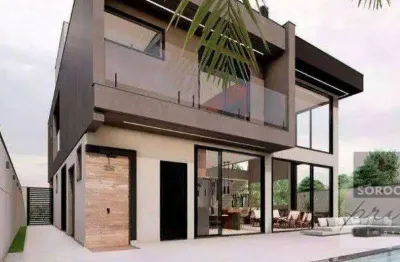 Sobrado com 3 suítes à venda, 288 m² por r$ 2.700. - alphaville nova esplanada iv - votorantim/sp