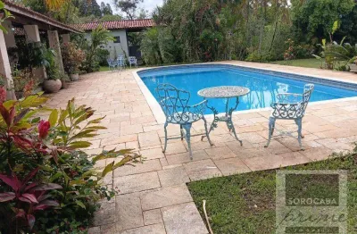 Chácara com 3 dormitórios à venda, 4000 m² por r$ 970.000,00 - recanto dos juritis - sorocaba/sp