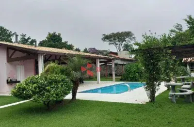 Chácara com 2 dormitórios à venda, 1400 m² por r$ 550.000 - chácaras santa rita - caçapava/sp
