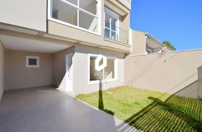 Sobrado novo no tingui, 146 m2 , 3 quartos sendo 1 suíte. terraço amplo c/ churr