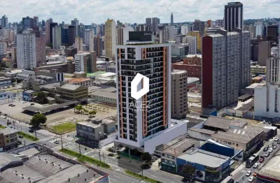 Apartamento 02 quartos, 01 suíte, 01 vaga no centro, curitiba - pr.