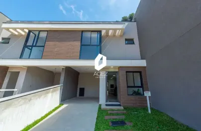 Sobrado em condomínio no abranches, 112 m2, 3 quartos sendo 1 suíte  e 2 vagas d