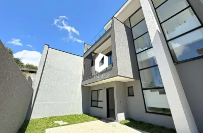 Sobrados em condomínio,182m² 03 quartos, suíte, terraço - portão - curitiba/pr