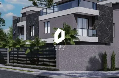 Sobrado novo a venda bairro guairá com terraço amplo, 3 quartos sendo 1 suíte.