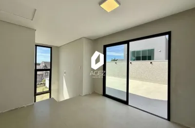 Sobrado novo a venda em condomínio fechado no cachoeira, 3 quartos sendo 1 suíte