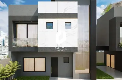 Sobrado novo no boqueirão com terraço e quintal - 03 quartos suíte 02 vagas!