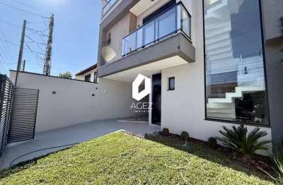 Sobrado novo no jardim das américas, 3 suítes, terraço amplo.