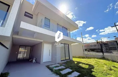 Casa nova a venda - bairro uberaba - 03 quartos 01 suíte, terraço!
